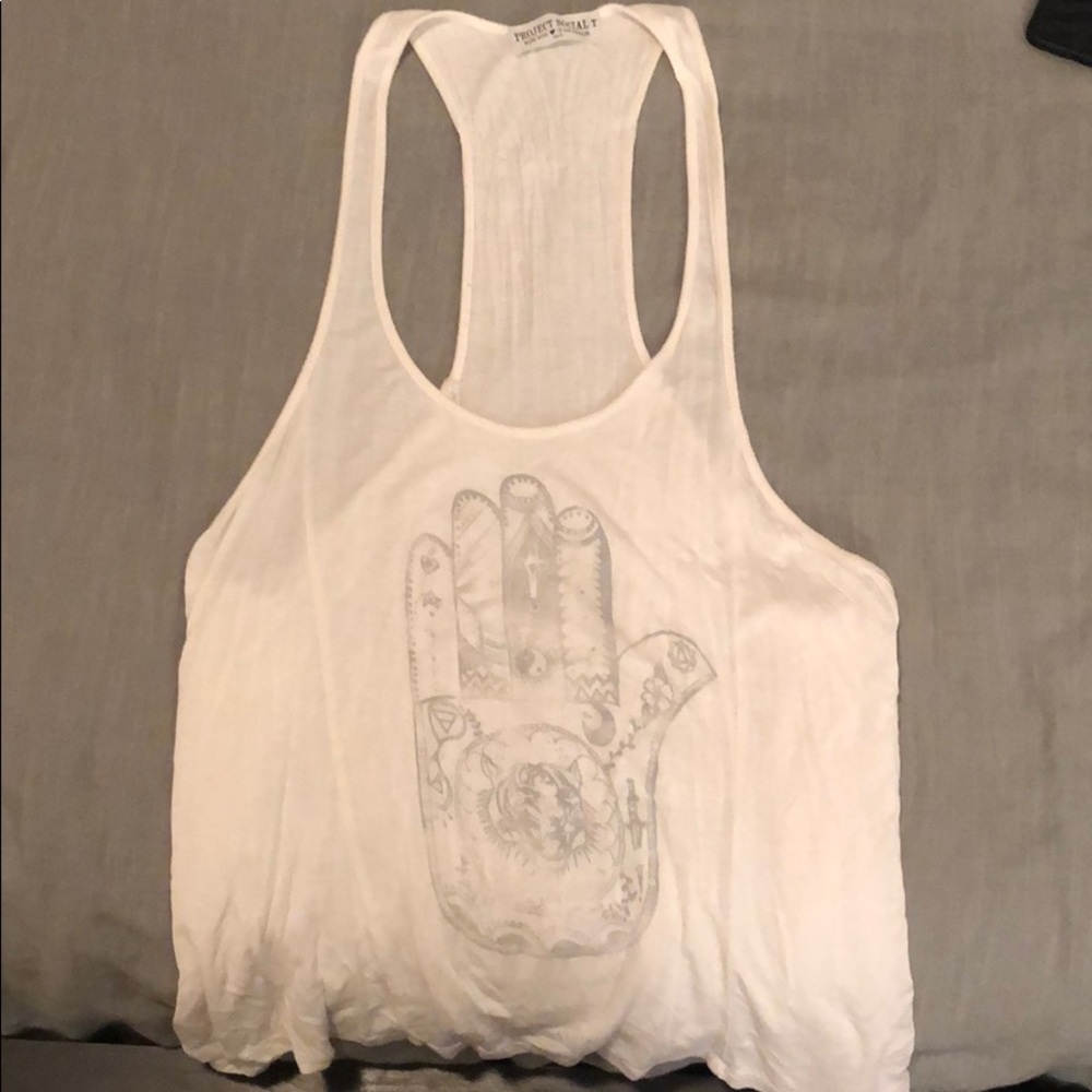 White tank top